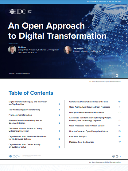 IDC Open Transformation Infographic
