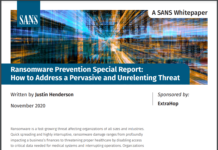 Ransomware Prevention Report: How To Address A Pervasive And Unrelenting Threat