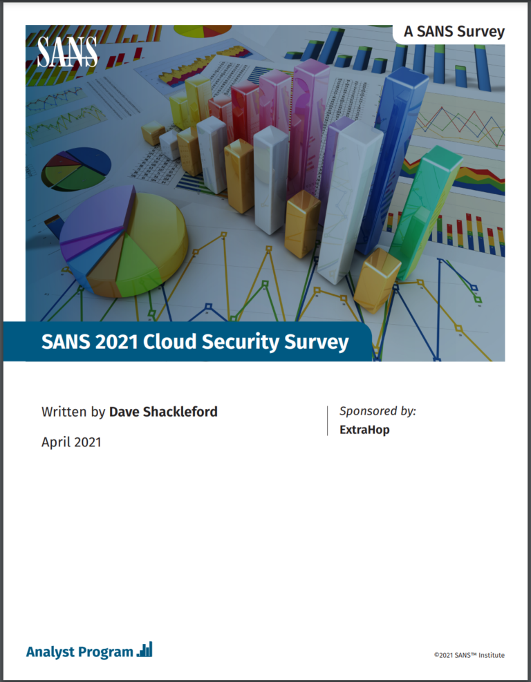 Sans 2021 Cloud Security Survey